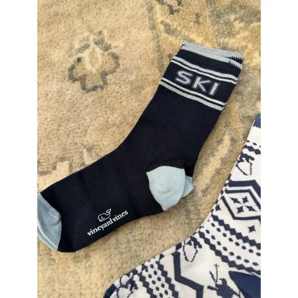 Vineyard Vines Boys Winter Themed Sock Gift Sets (2 Sets 6 Pairs) $56 NIB NEW